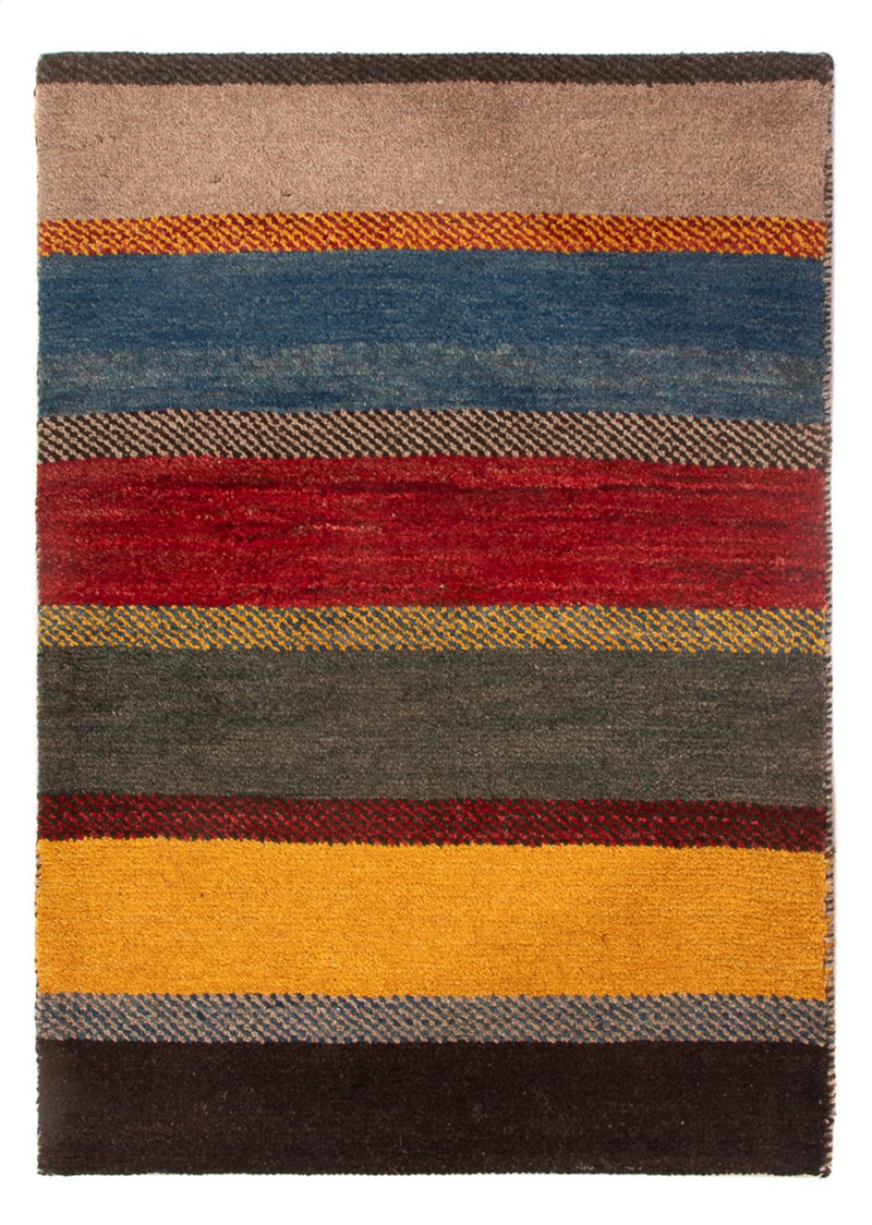 Gabbeh-tæppe - Persisk - 84 x 59 cm - flerfarvet