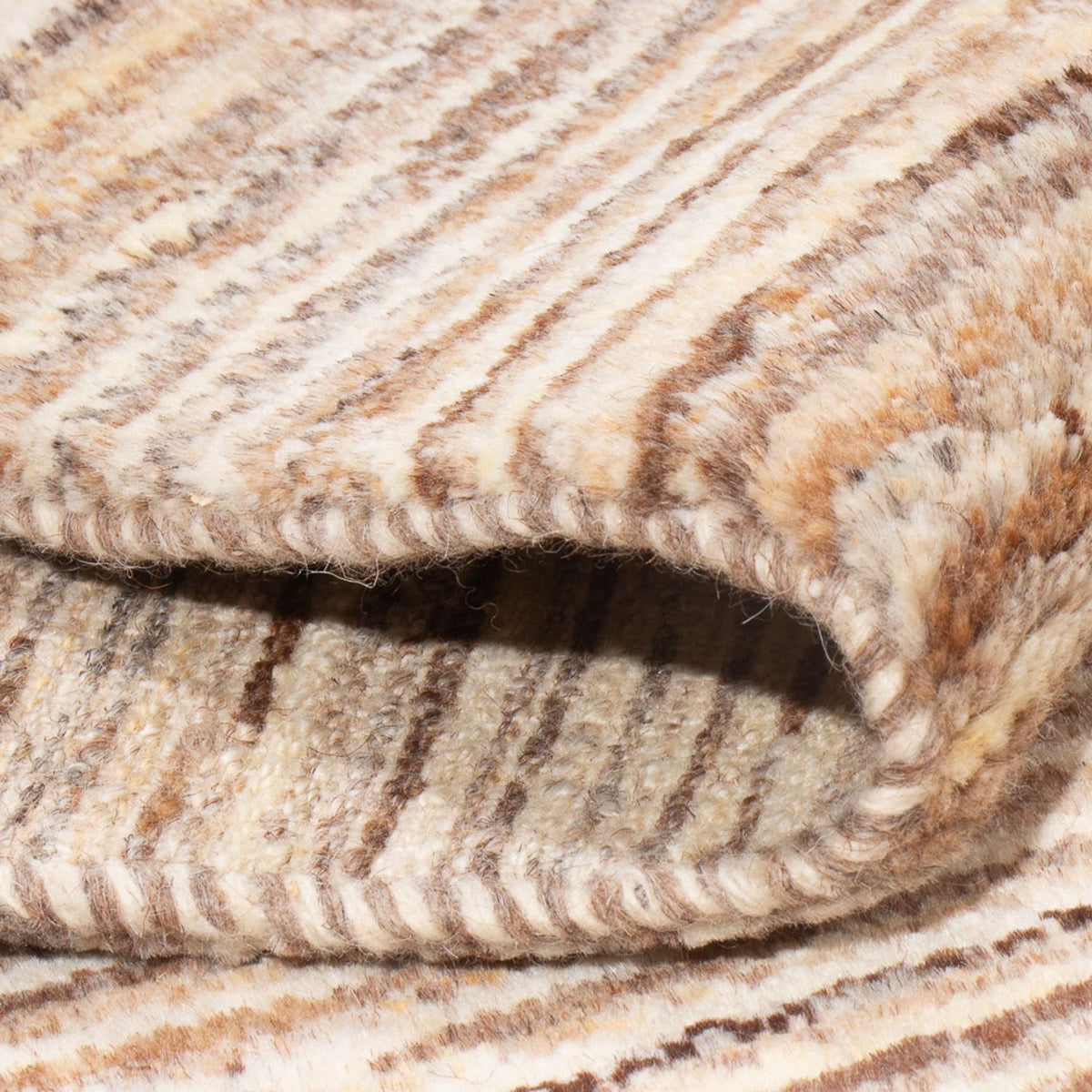 Gabbeh-tæppe - Persisk - 96 x 59 cm - mørk beige