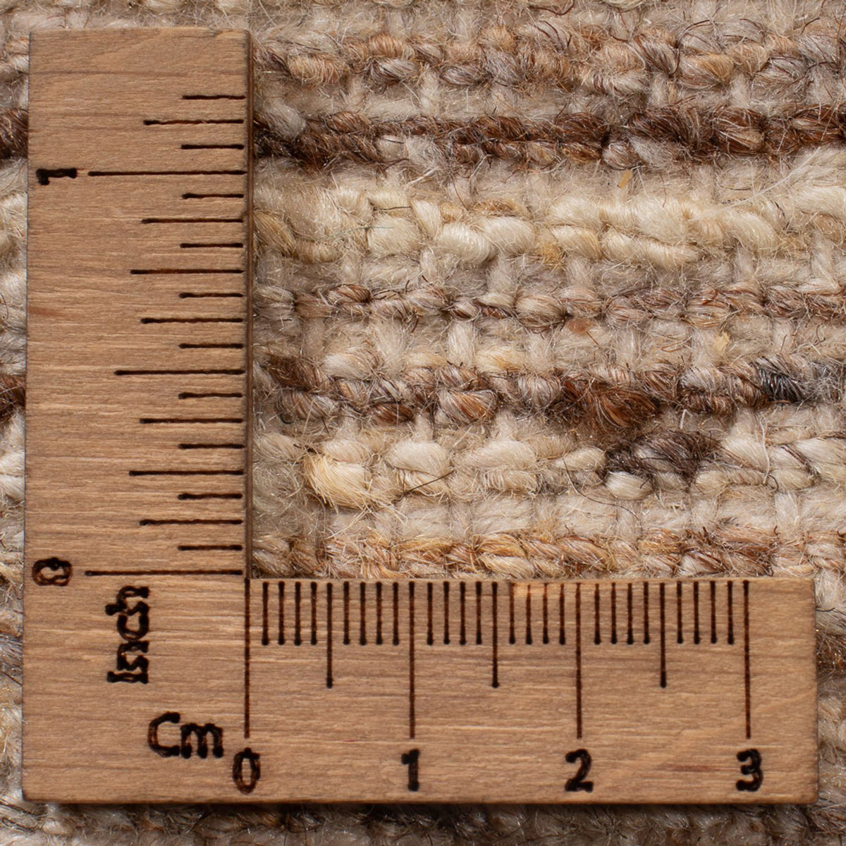 Gabbeh-tæppe - Persisk - 96 x 59 cm - mørk beige