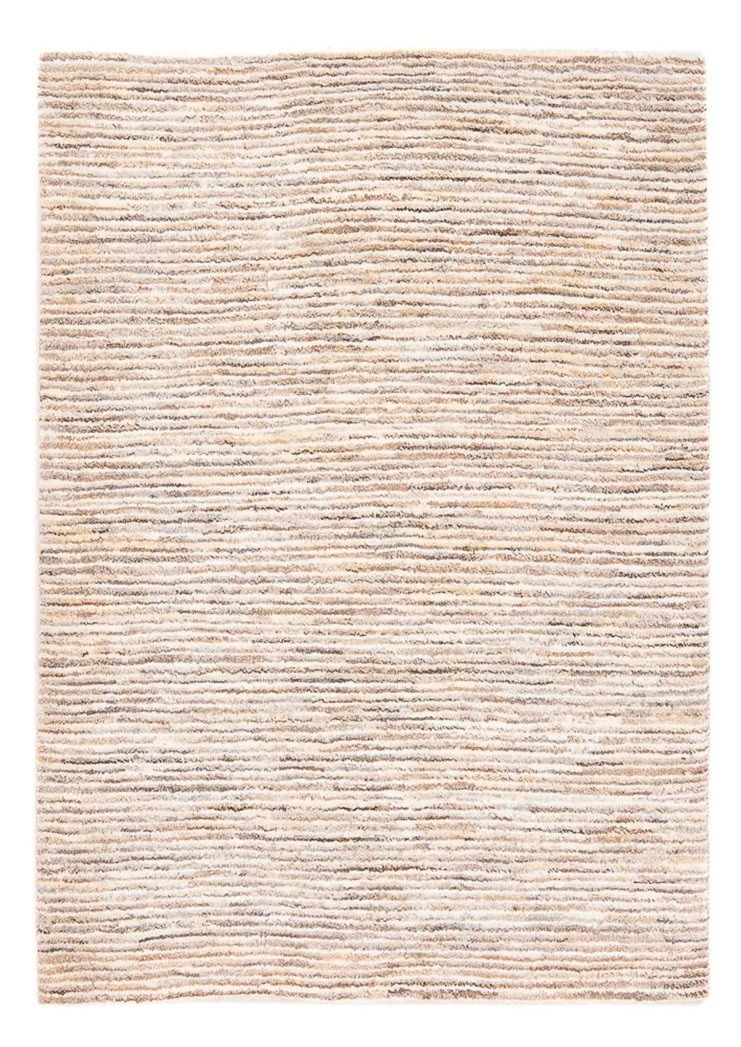 Gabbeh-tæppe - Persisk - 145 x 110 cm - mørk beige