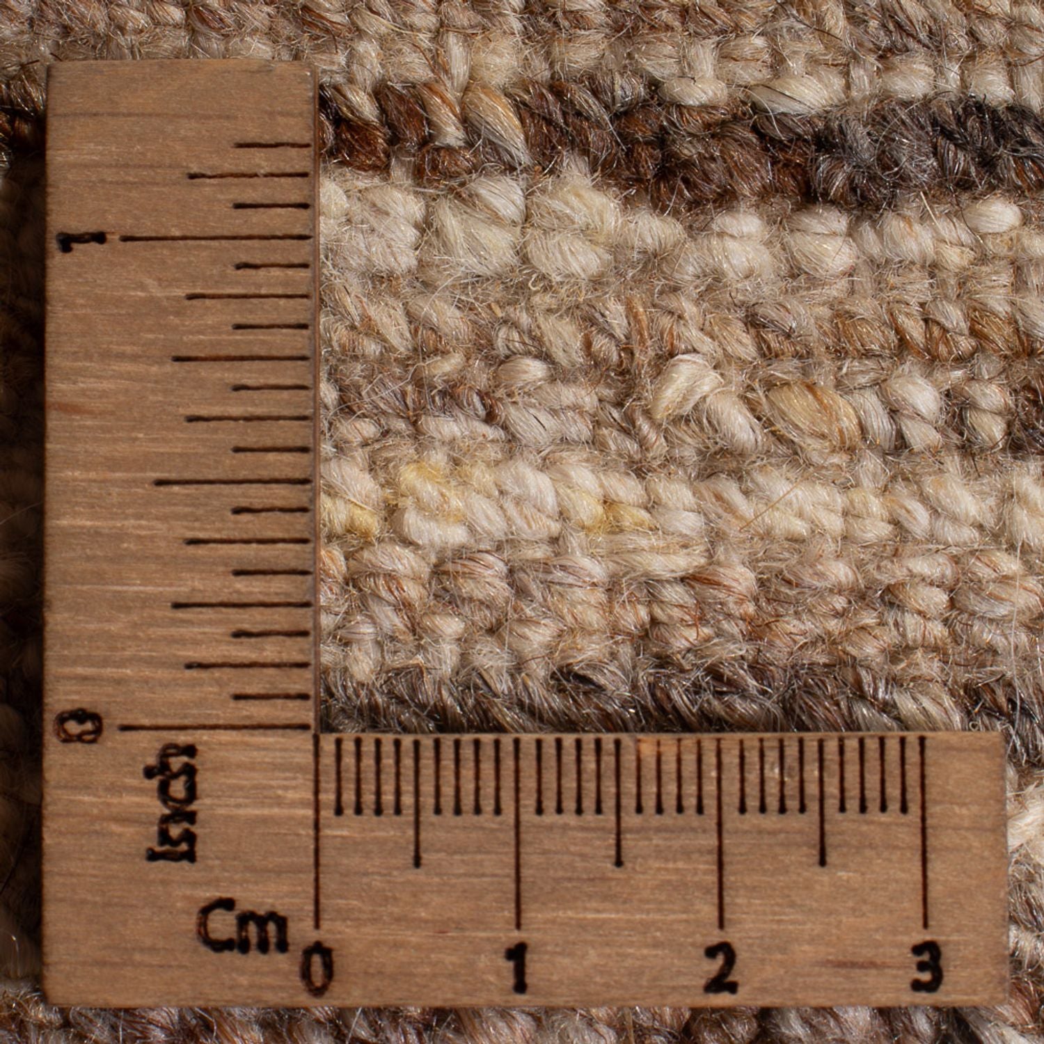 Gabbeh-tæppe - Persisk - 145 x 110 cm - mørk beige