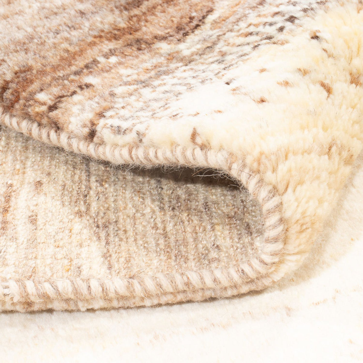 Gabbeh-tæppe - Persisk firkantet  - 120 x 108 cm - flerfarvet