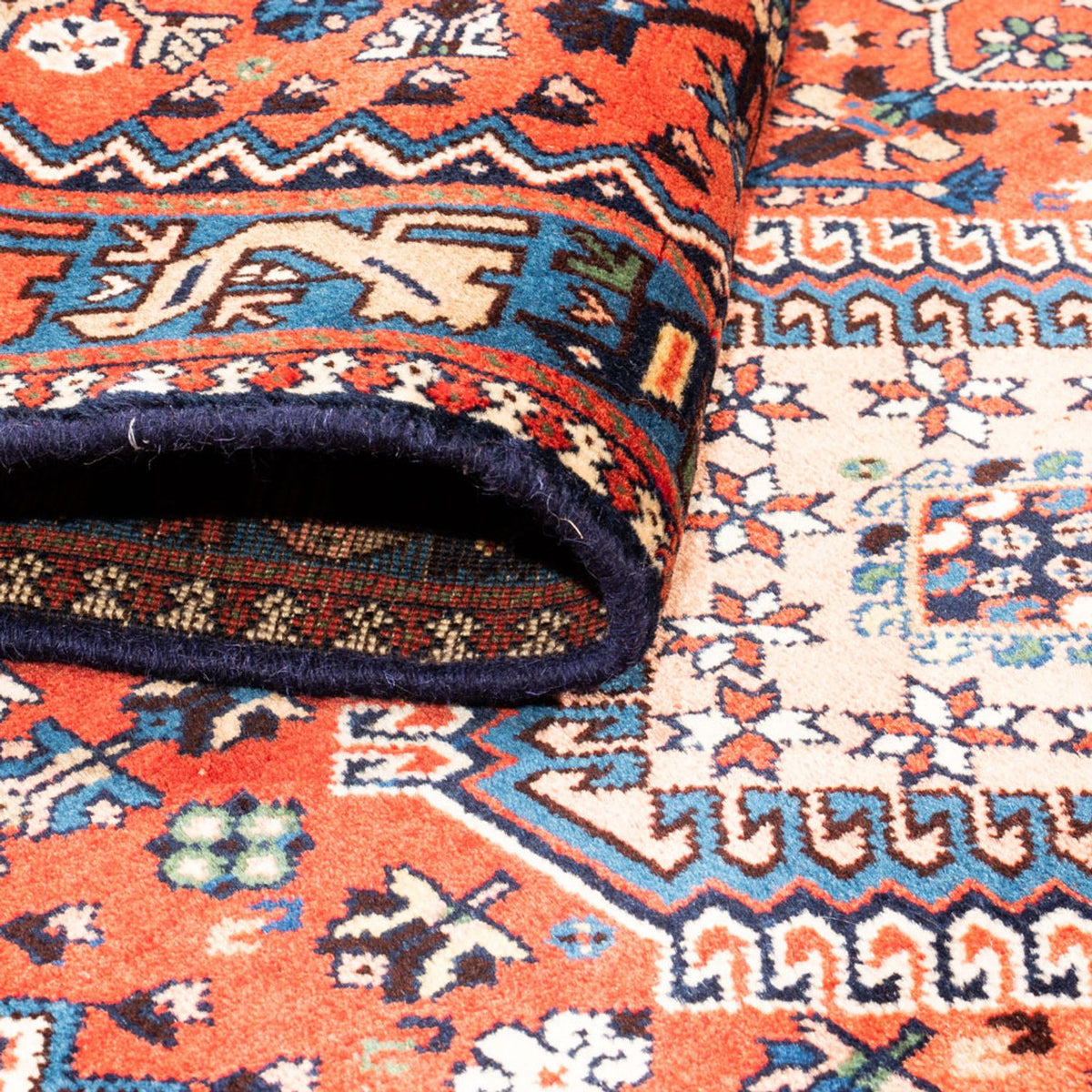 Løber Gabbeh-tæppe - Persisk - 208 x 78 cm - rød