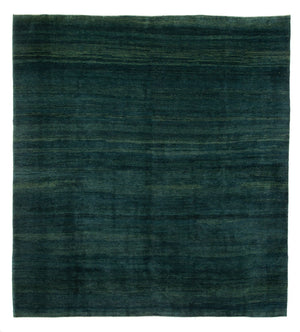 Gabbeh-tæppe - Persisk - 380 x 335 cm - mørkegrøn