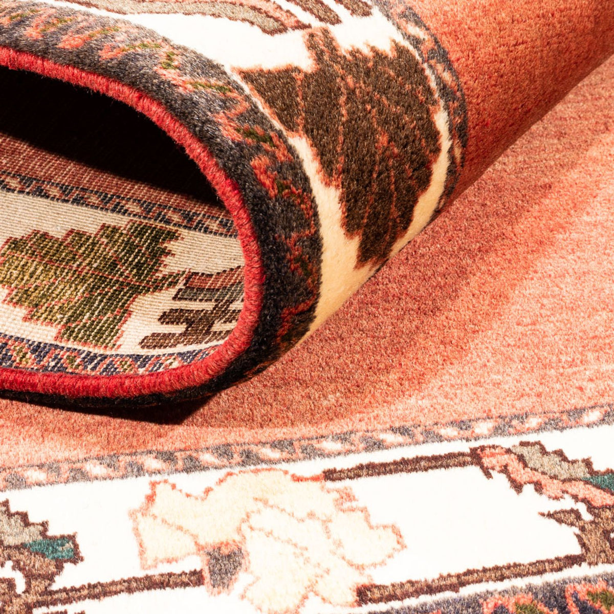 Persisk tæppe - Nomadisk - 144 x 97 cm - rød