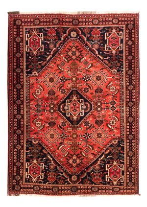 Persisk tæppe - Nomadisk - 150 x 115 cm - rød