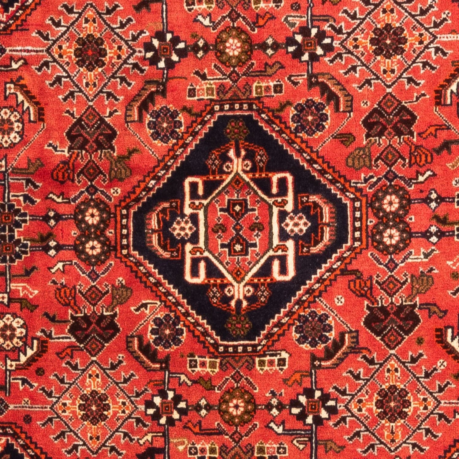 Persisk tæppe - Nomadisk - 150 x 115 cm - rød