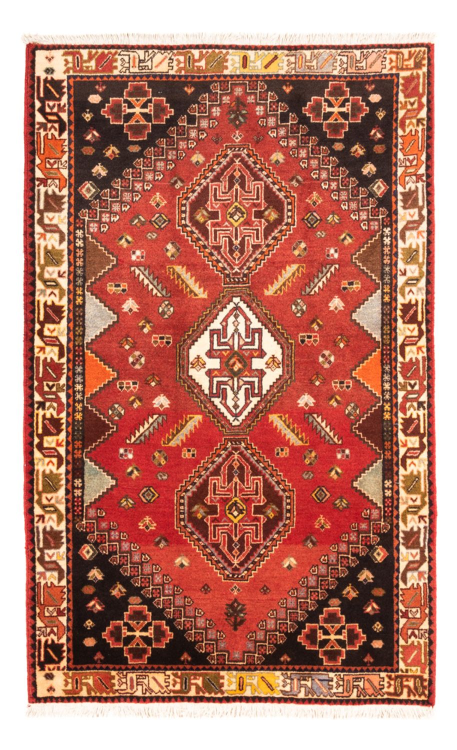 Persisk tæppe - Nomadisk - 170 x 112 cm - rød