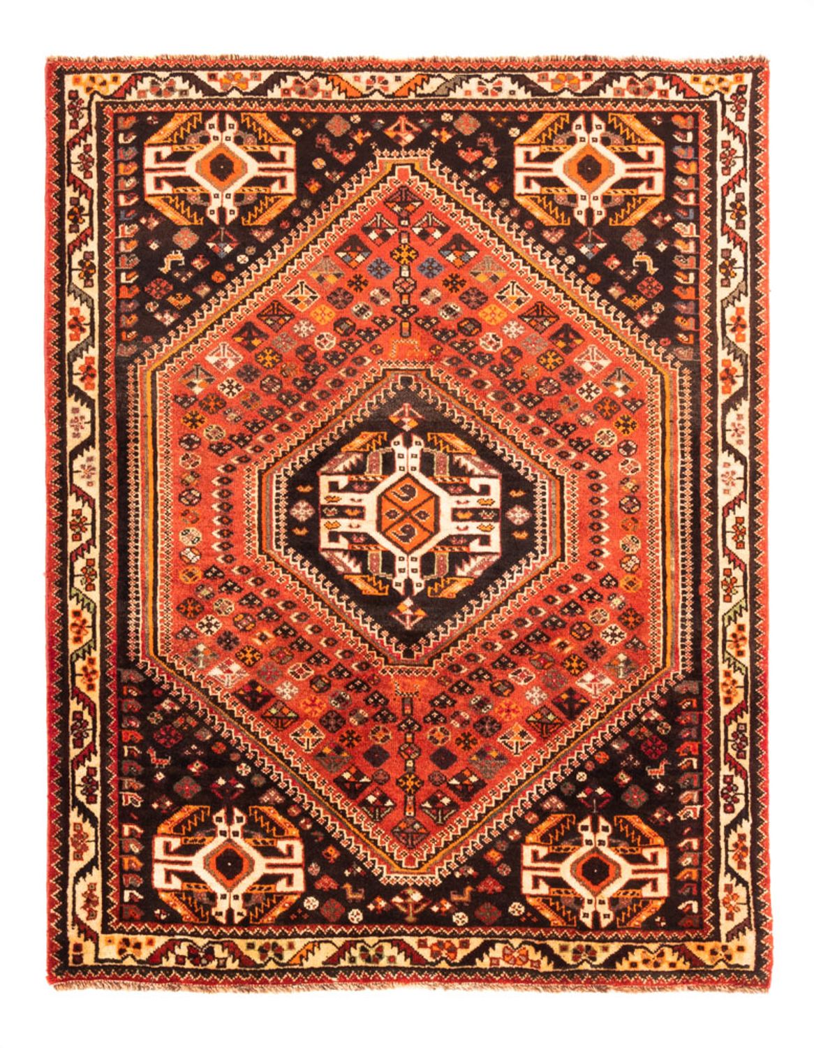 Persisk tæppe - Nomadisk - 154 x 117 cm - lysrød