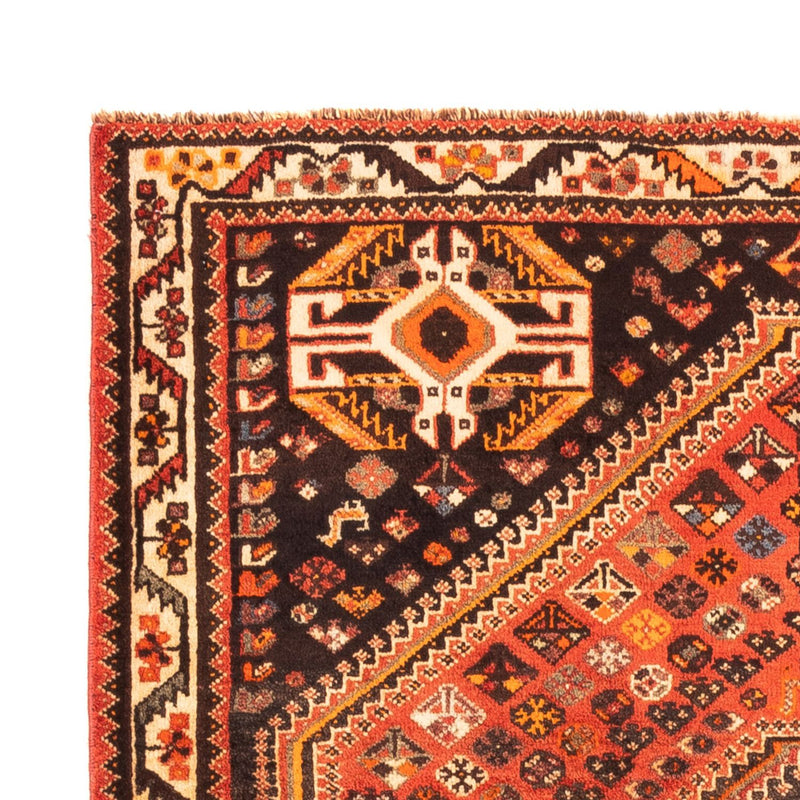 Persisk tæppe - Nomadisk - 154 x 117 cm - lysrød