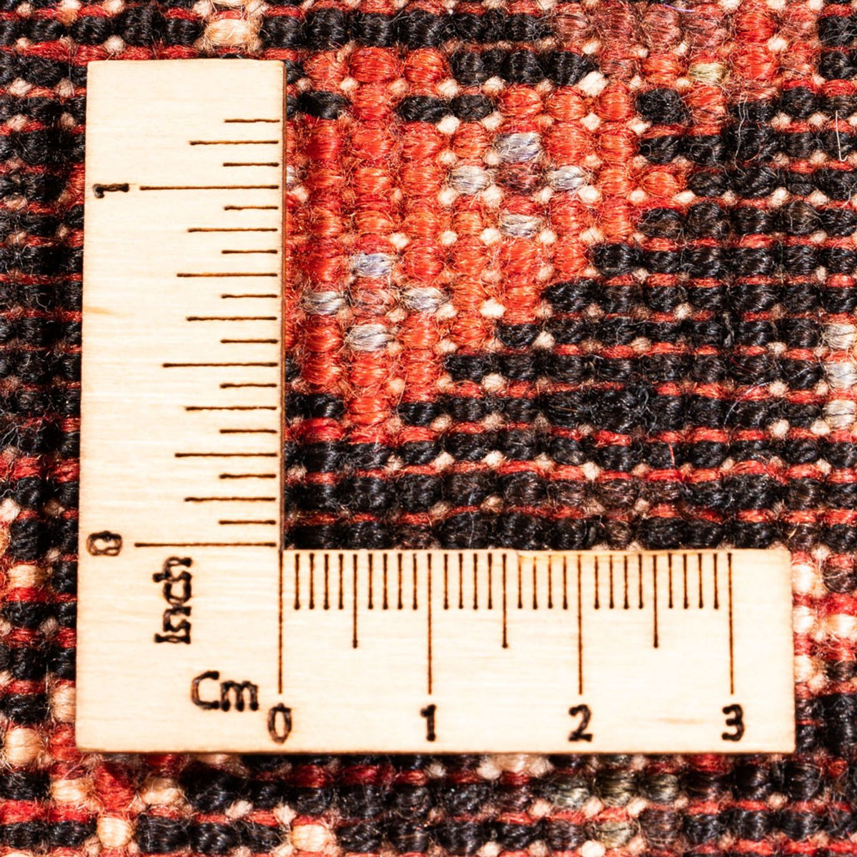 Persisk tæppe - Nomadisk - 154 x 117 cm - lysrød