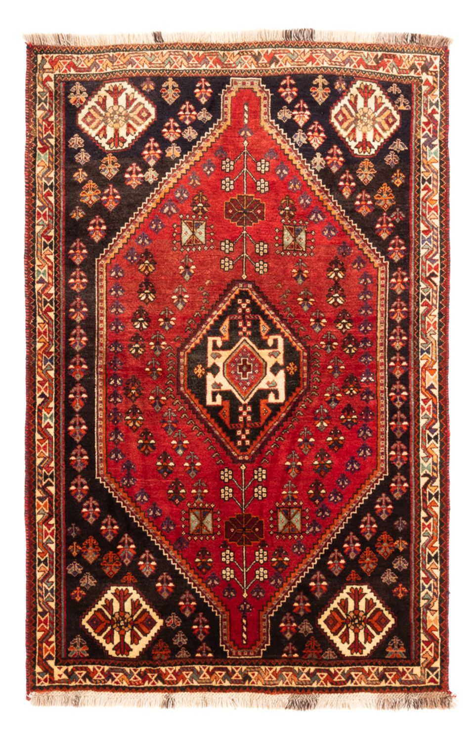 Persisk tæppe - Nomadisk - 170 x 114 cm - rød