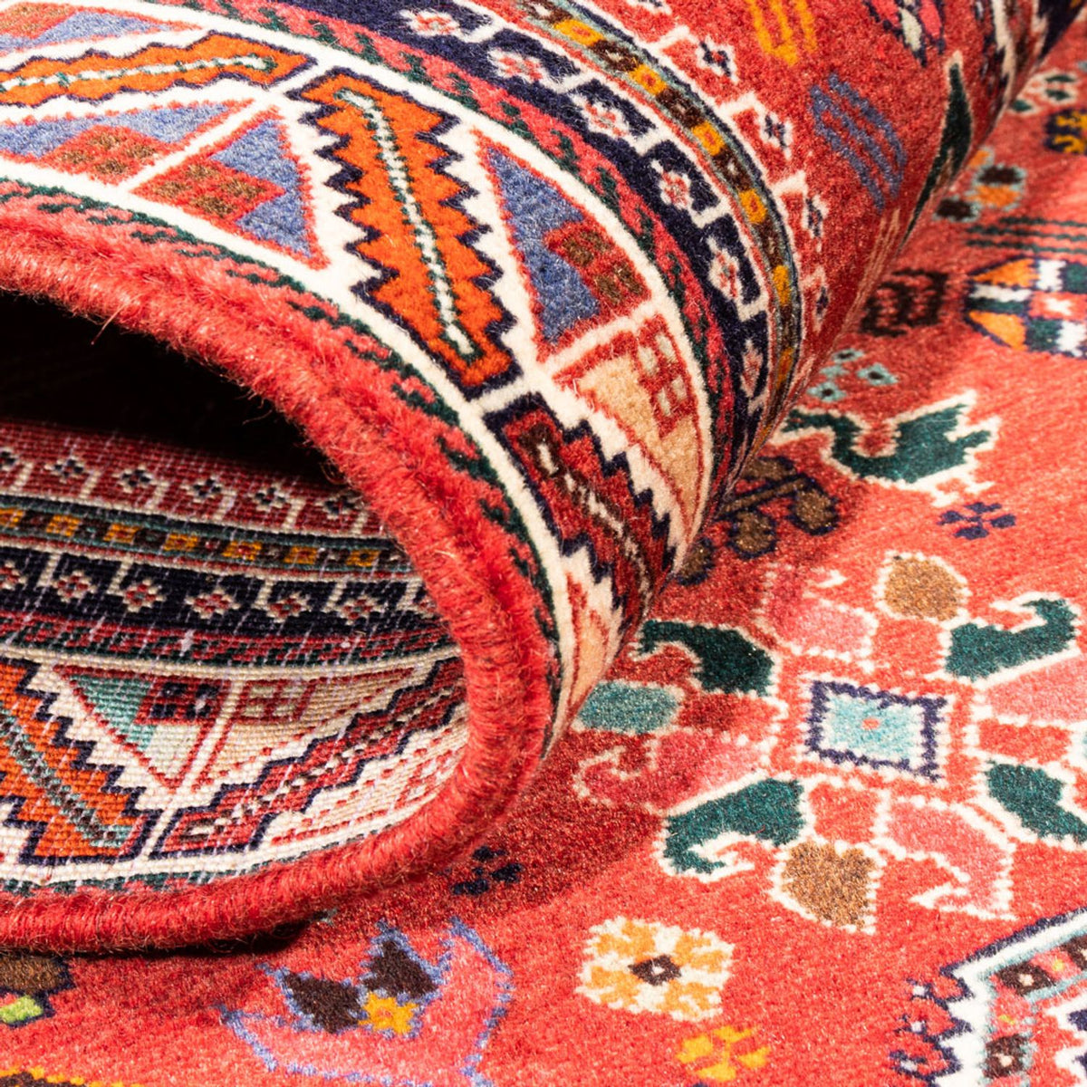 Løber Persisk tæppe - Nomadisk - 200 x 80 cm - rød