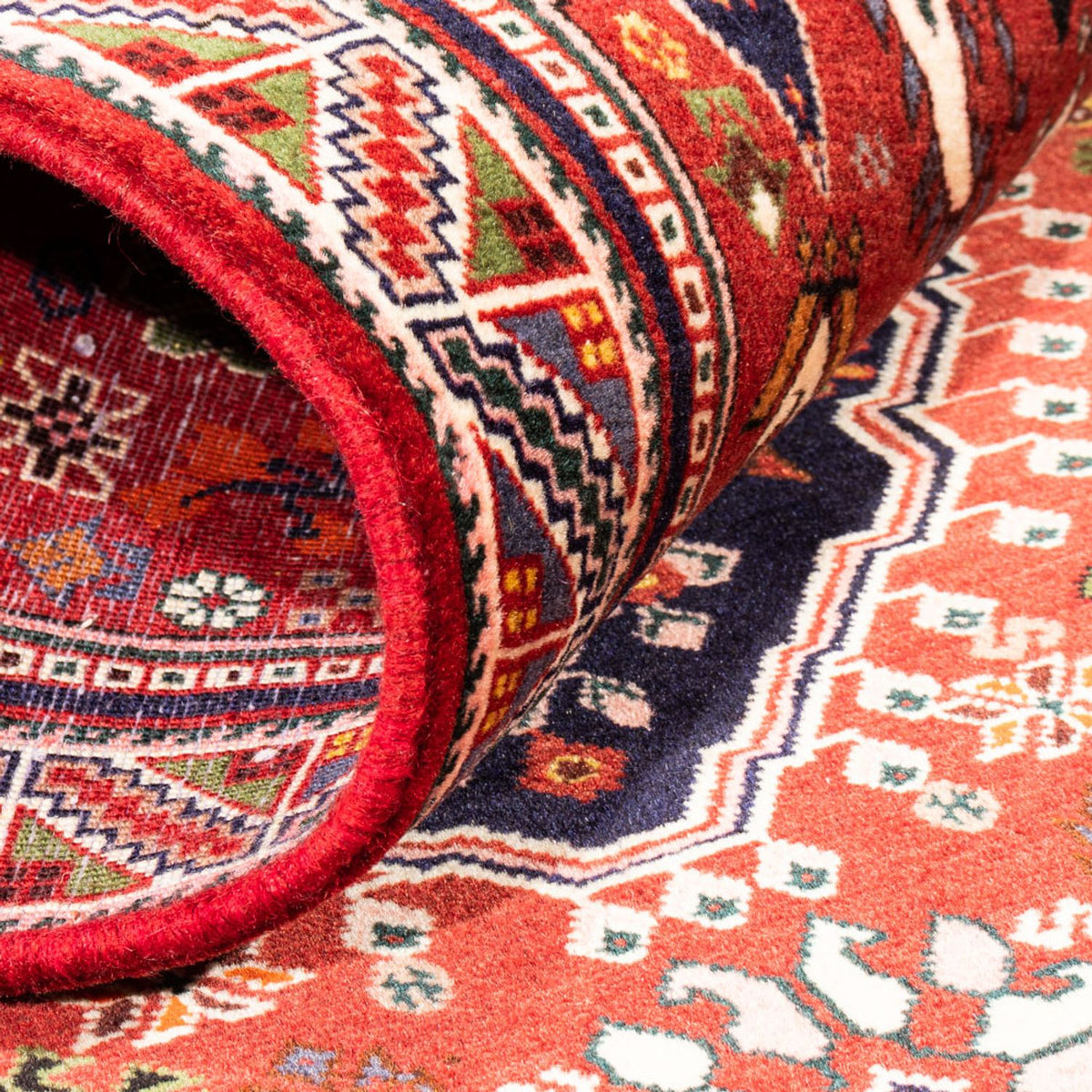 Løber Persisk tæppe - Nomadisk - 200 x 83 cm - rød