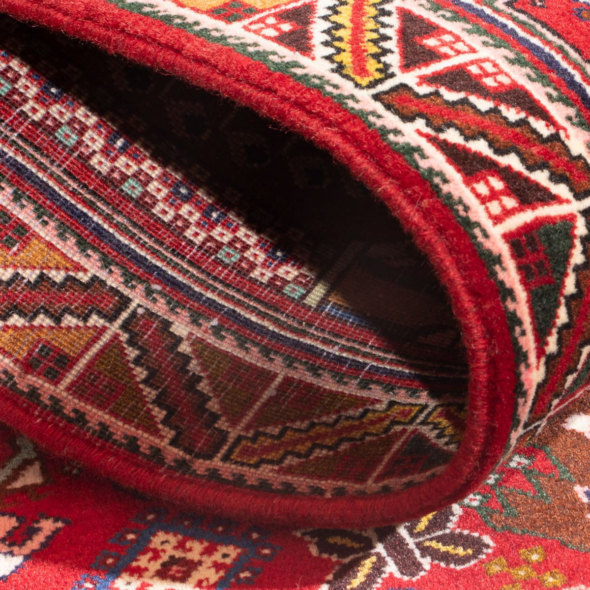 Persisk tæppe - Nomadisk - 150 x 75 cm - rød