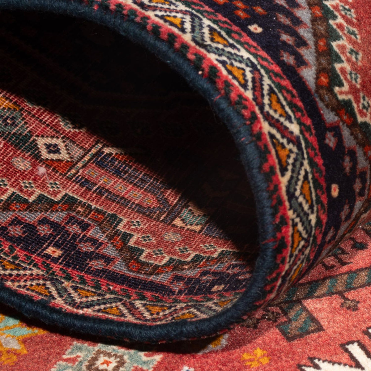 Løber Persisk tæppe - Nomadisk - 154 x 72 cm - rød