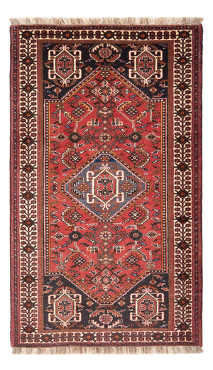 Persisk tæppe - Nomadisk - 150 x 80 cm - rød