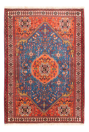 Persisk tæppe - Nomadisk - 156 x 110 cm - blå