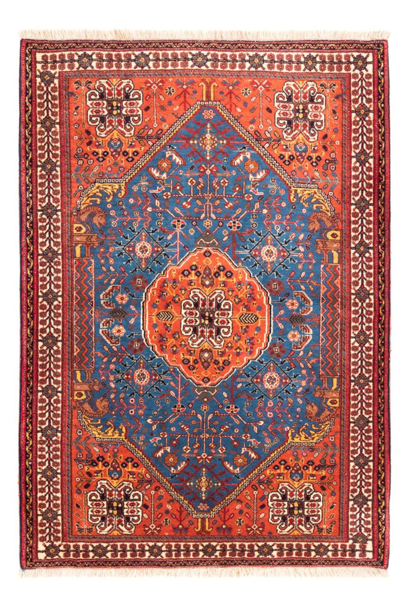 Persisk tæppe - Nomadisk - 156 x 110 cm - blå