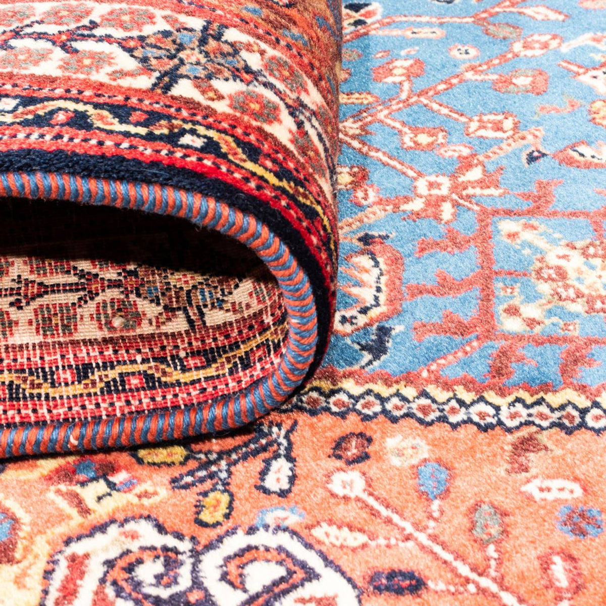 Persisk tæppe - Nomadisk - 156 x 110 cm - blå