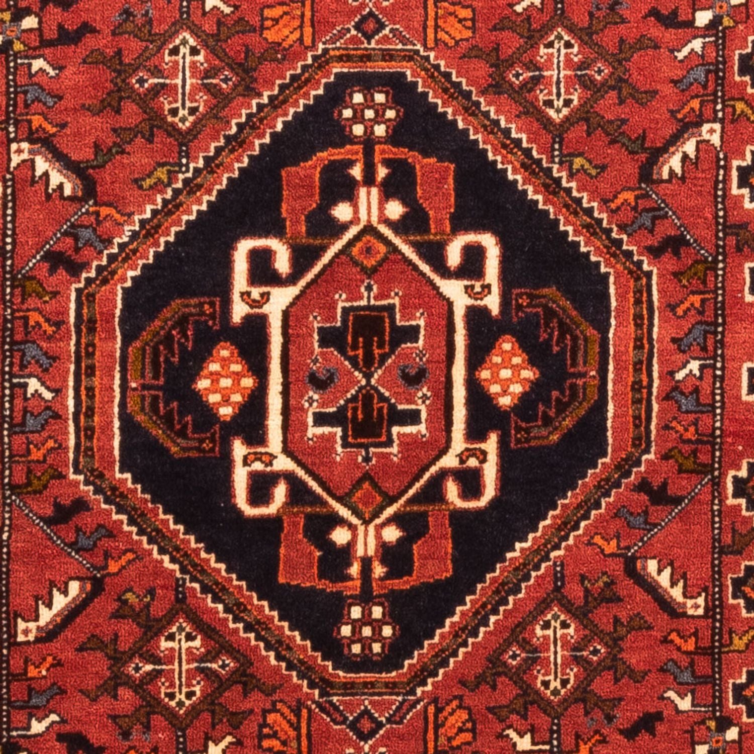 Persisk tæppe - Nomadisk - 154 x 100 cm - rust