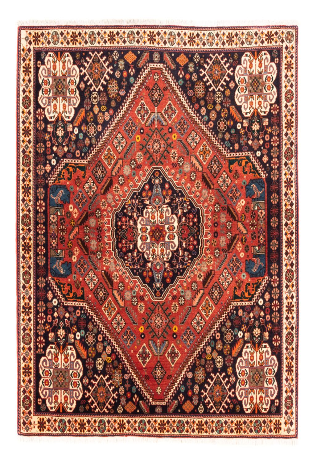 Persisk tæppe - Nomadisk - 154 x 112 cm - rød
