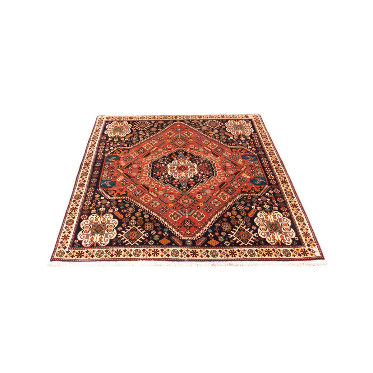 Persisk tæppe - Nomadisk - 154 x 112 cm - rød