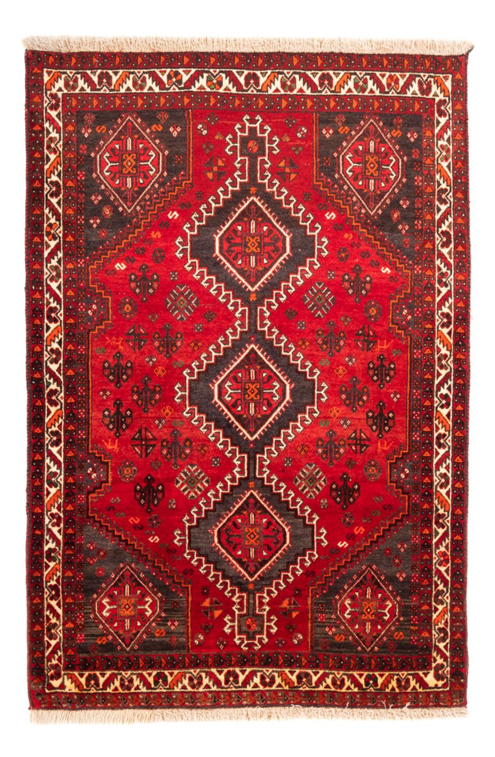 Persisk tæppe - Nomadisk - 163 x 113 cm - rød