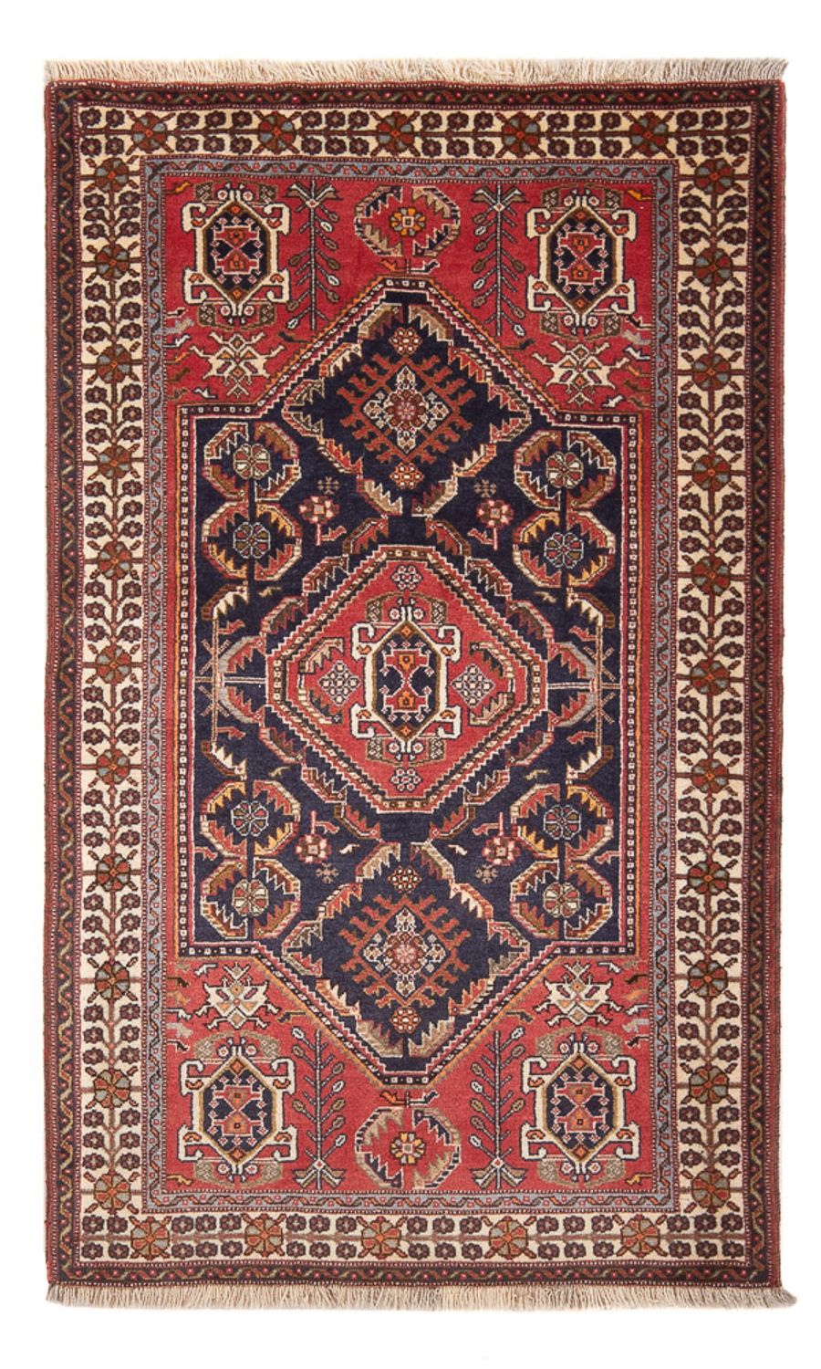 Gabbeh-tæppe - Kashkuli Persisk - 152 x 82 cm - mørkeblå
