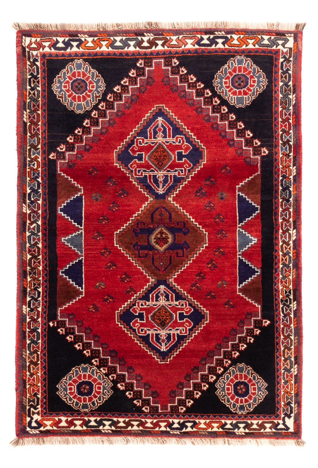 Gabbeh-tæppe - Kashkuli Persisk - 158 x 112 cm - rød
