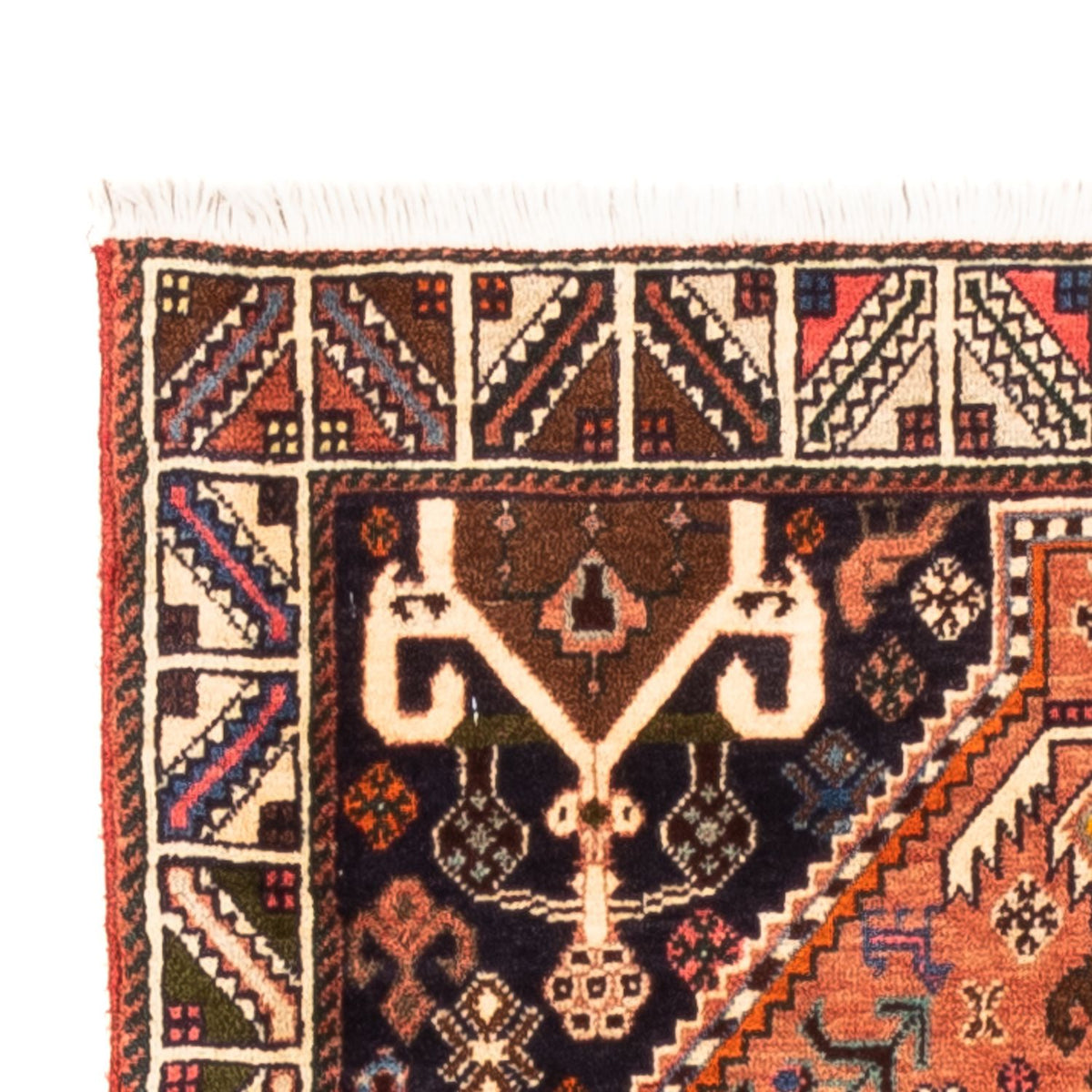 Løber Persisk tæppe - Nomadisk - 200 x 73 cm - terrakotta