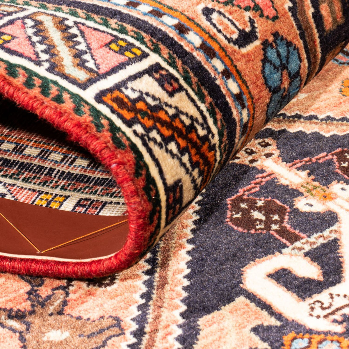 Løber Persisk tæppe - Nomadisk - 200 x 73 cm - terrakotta