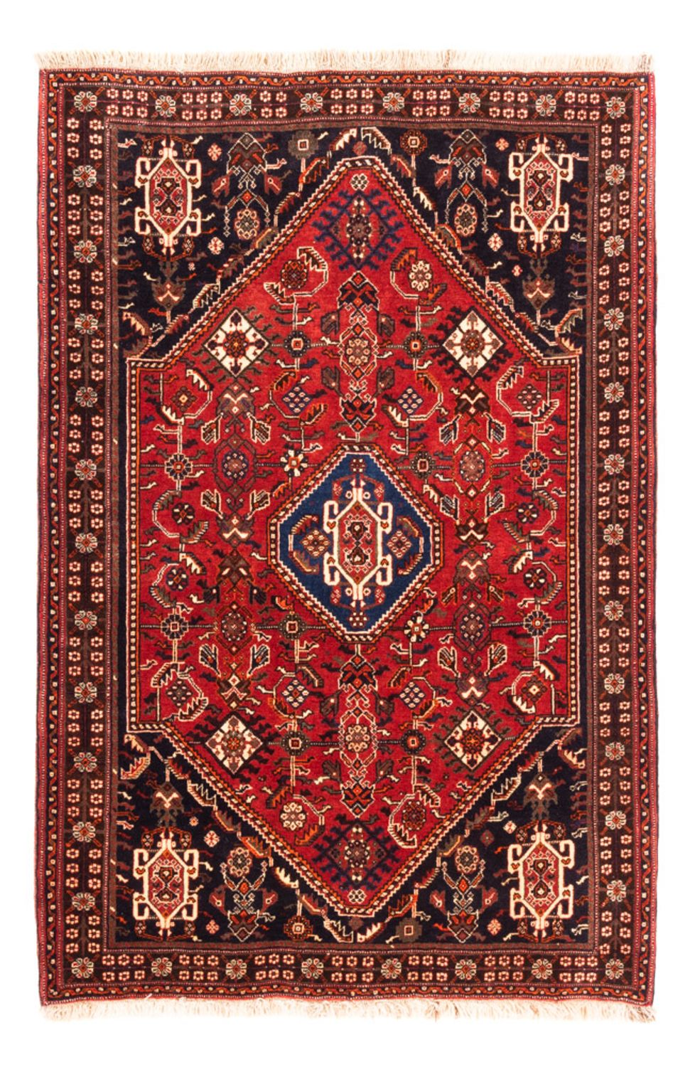 Persisk tæppe - Nomadisk - 158 x 110 cm - rød