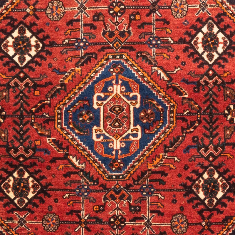Persisk tæppe - Nomadisk - 140 x 108 cm - rød