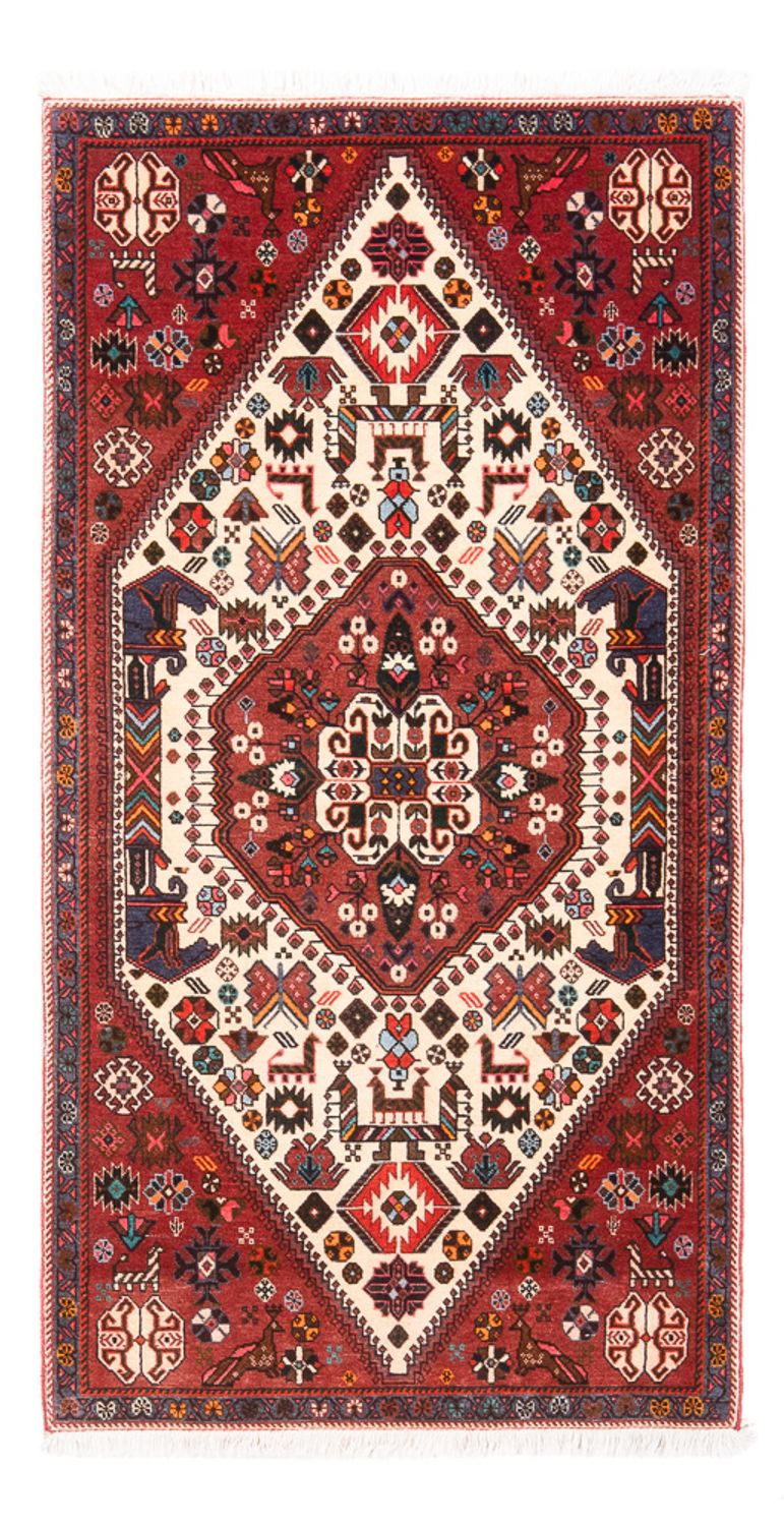 Persisk tæppe - Nomadisk - 150 x 73 cm - creme