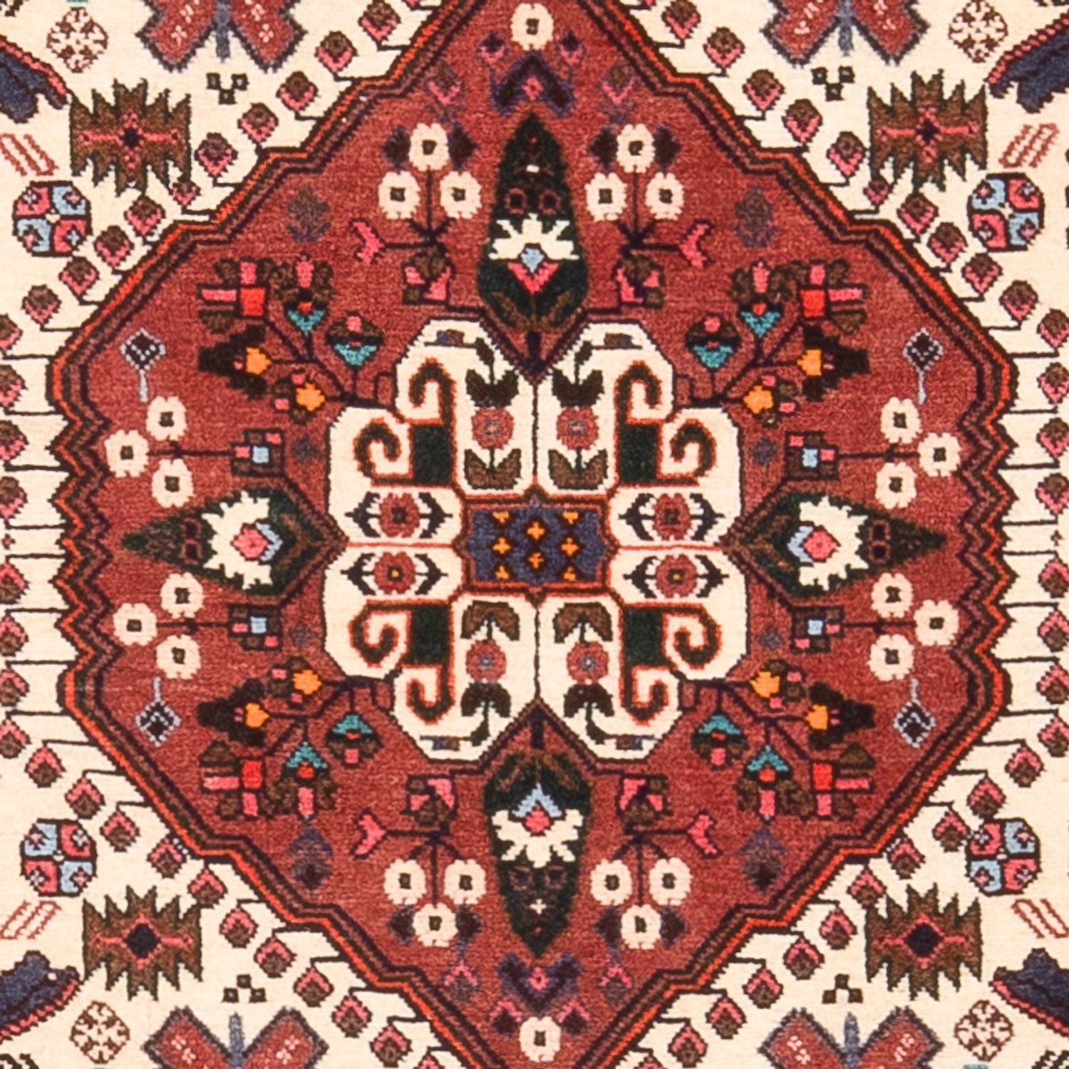 Persisk tæppe - Nomadisk - 150 x 73 cm - creme