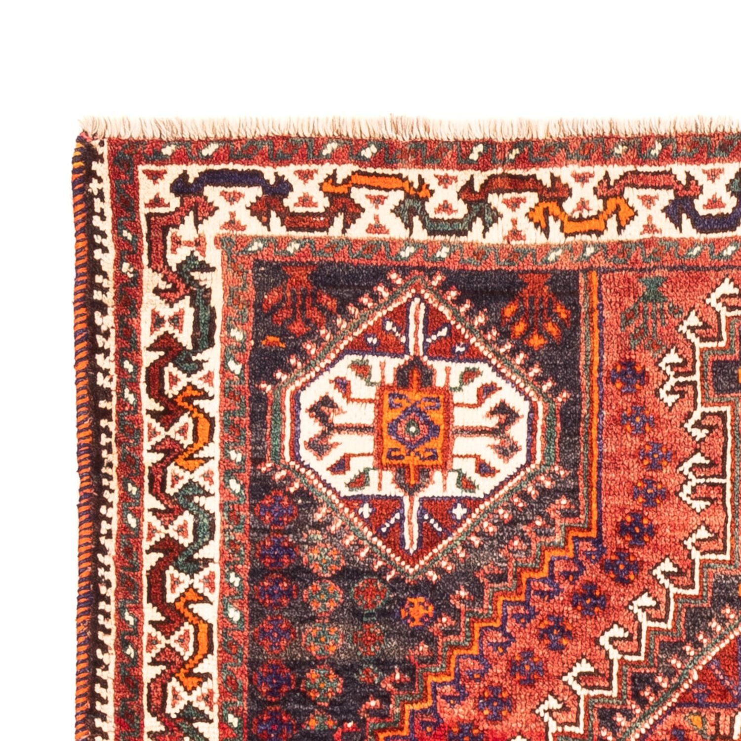 Persisk tæppe - Nomadisk - 156 x 113 cm - rød