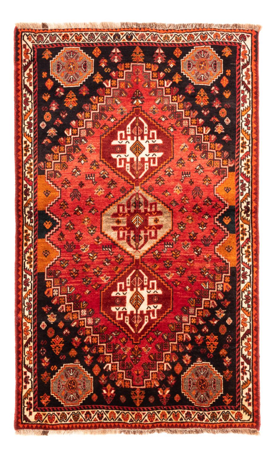 Persisk tæppe - Nomadisk - 166 x 111 cm - rød