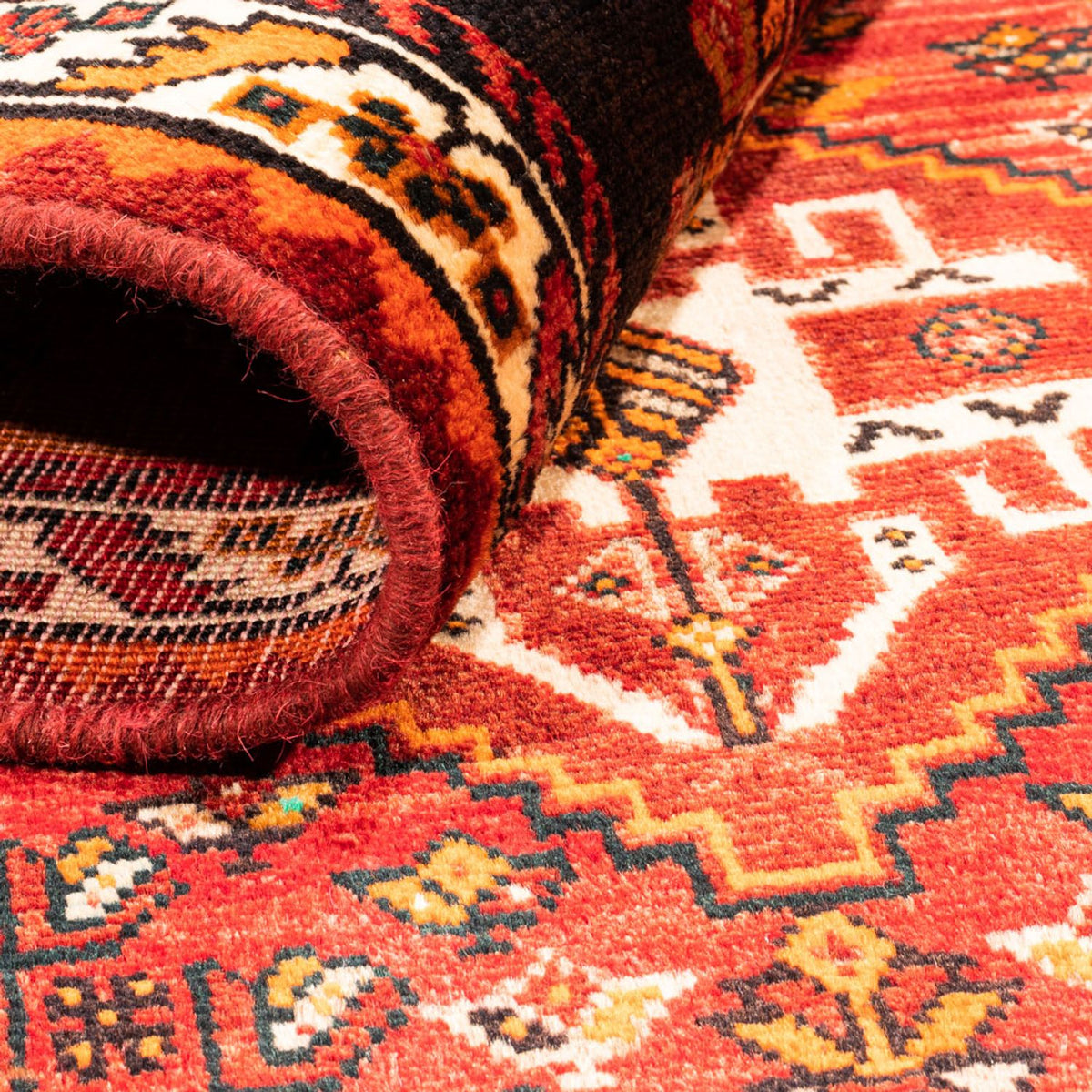 Persisk tæppe - Nomadisk - 166 x 111 cm - rød