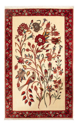 Persisk tæppe - Ghom - 107 x 65 cm - creme