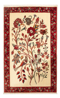 Persisk tæppe - Ghom - 107 x 65 cm - creme