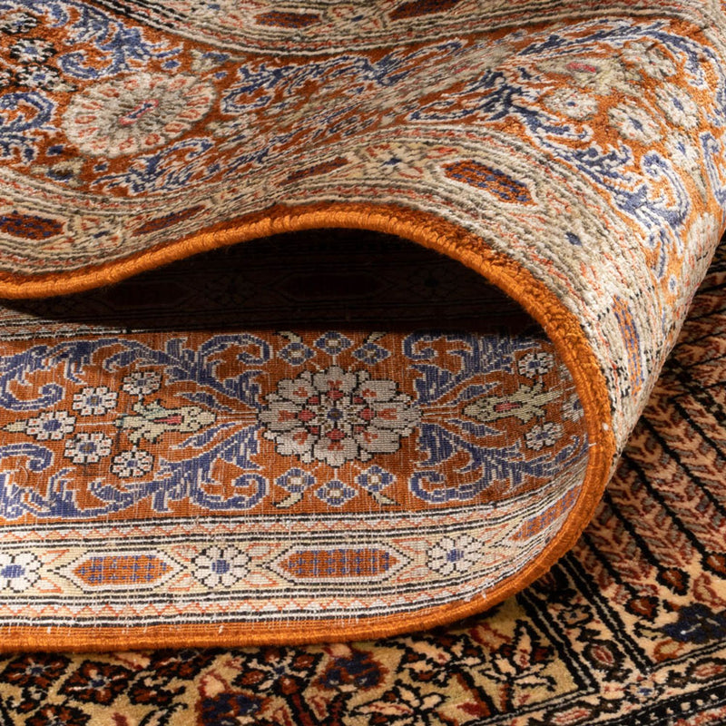 Silketæppe - Ghom Silk - Premium - 148 x 100 cm - flerfarvet