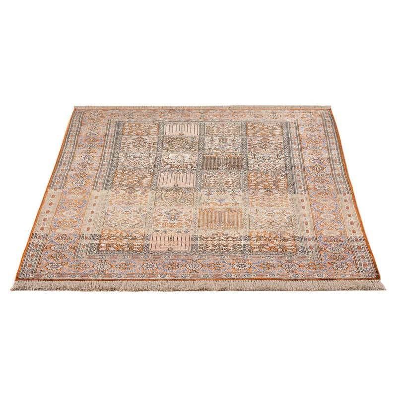 Silketæppe - Ghom Silk - Premium - 148 x 100 cm - flerfarvet
