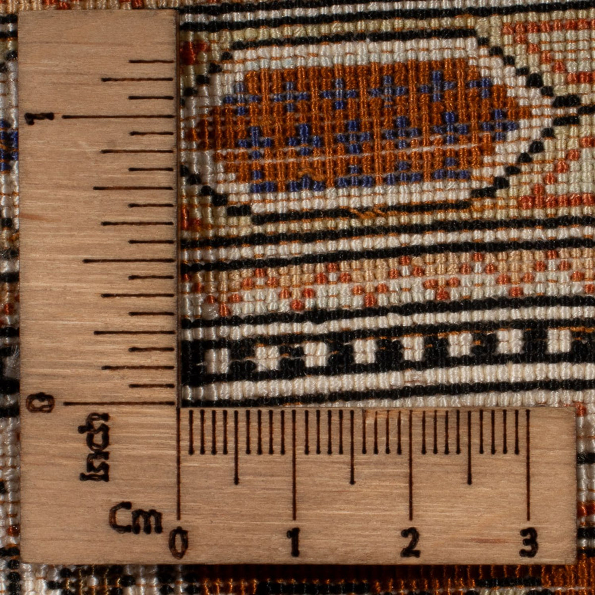 Silketæppe - Ghom Silk - Premium - 148 x 100 cm - flerfarvet