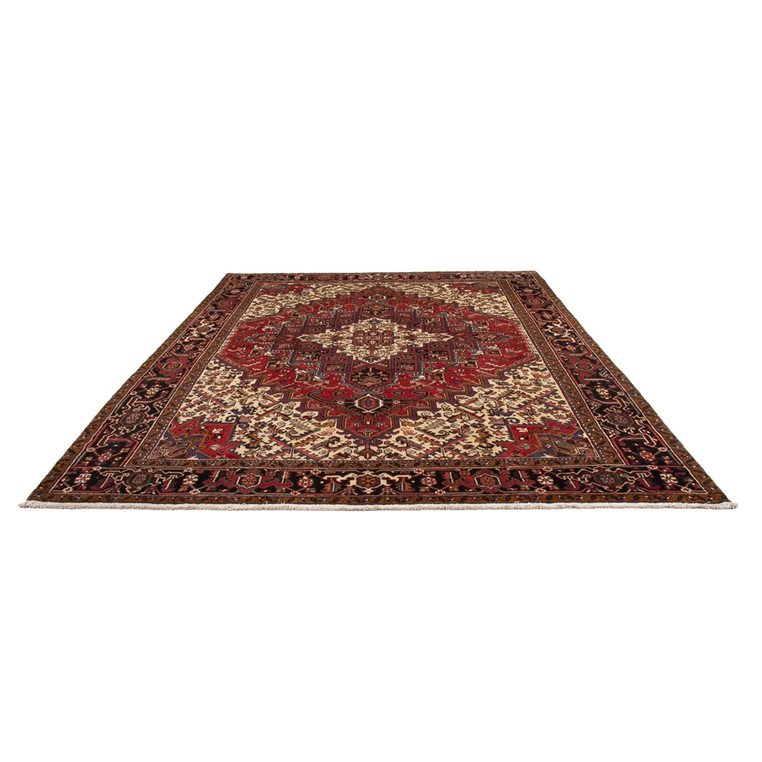 Persisk tæppe - Nomadisk - 334 x 255 cm - creme