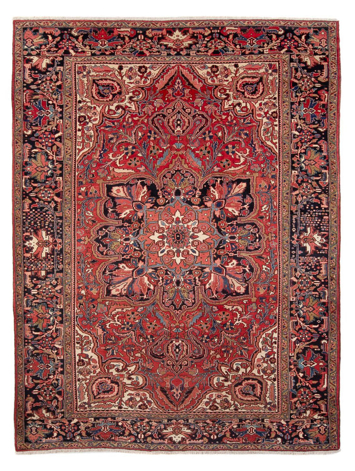 Persisk tæppe - Nomadisk - 350 x 250 cm - rød