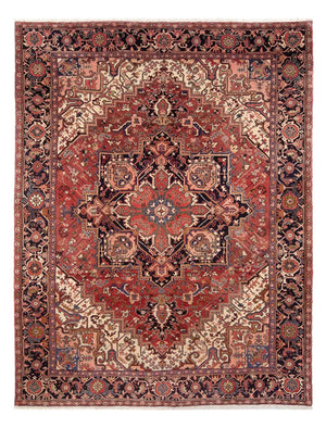 Persisk tæppe - Nomadisk - 349 x 255 cm - lysrød