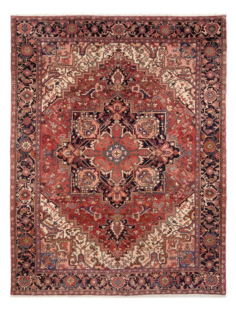 Persisk tæppe - Nomadisk - 349 x 255 cm - lysrød