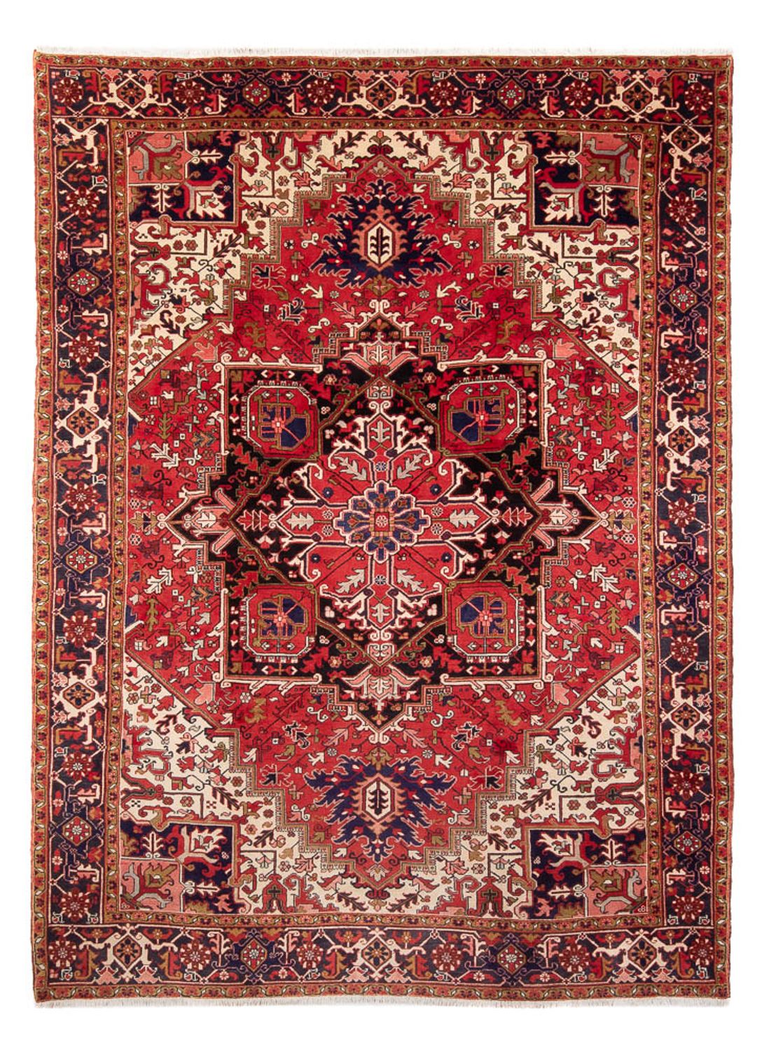 Persisk tæppe - Nomadisk - 337 x 240 cm - lysrød
