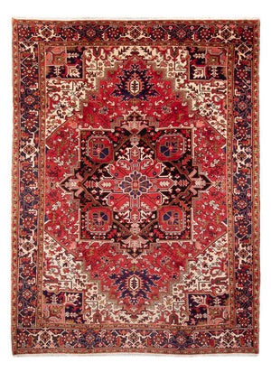 Persisk tæppe - Nomadisk - 337 x 240 cm - lysrød
